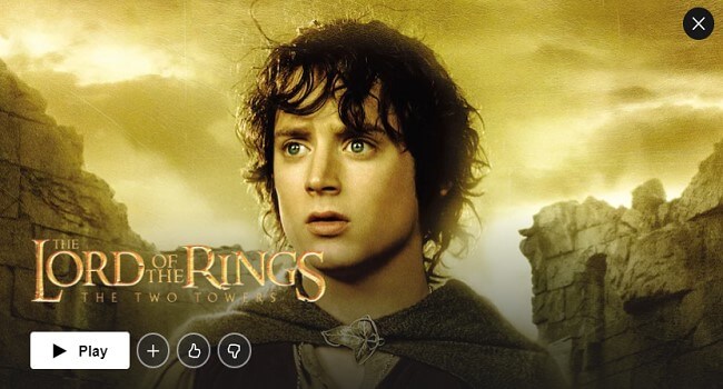 Netflix Action Movie - The Lord of the Rings