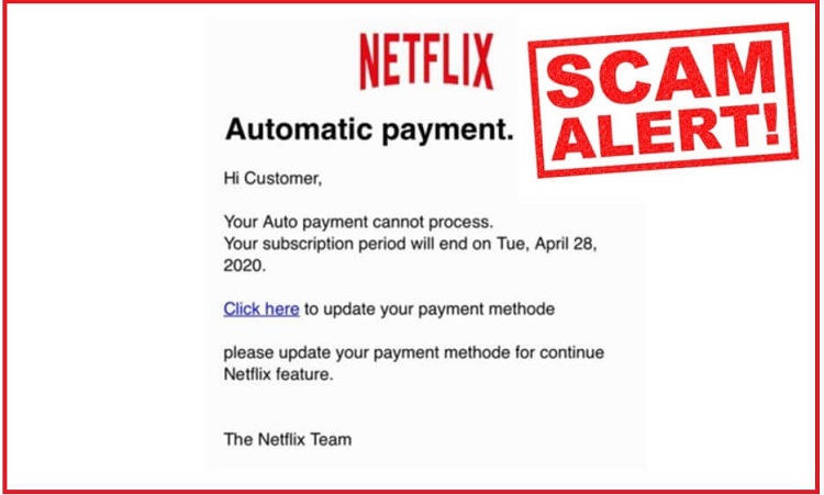 Netflix Scams Australia