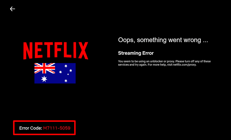 Netflix Not Working Australia