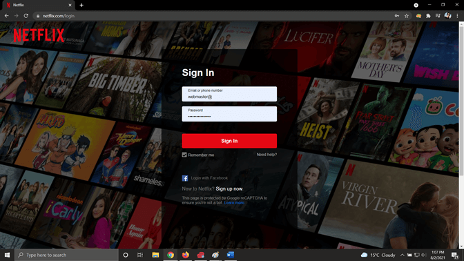 Log Into Your Netflix Account